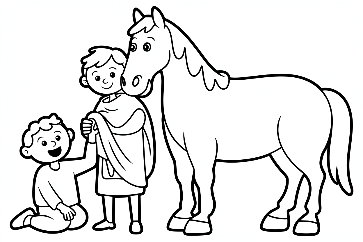The story of Saint Martin | Martin’s Day | told in a child-friendly way 3 Kidsbibleworld Christian holidays